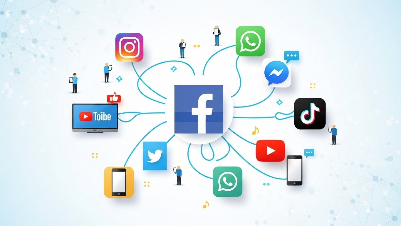 Sharing Facebook content across social media platforms